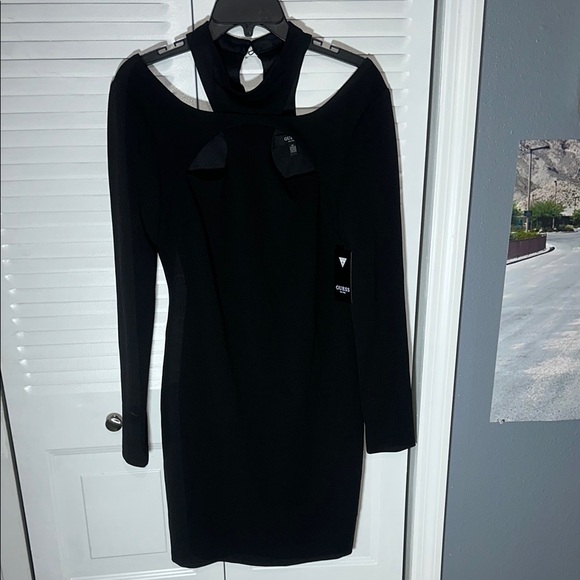Guess Dresses & Skirts - Guess Black Cut Out Long Sleeve Cocktail Dress